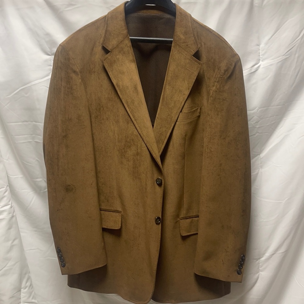 LaCrosse lightweight corduroy blazer in brown
